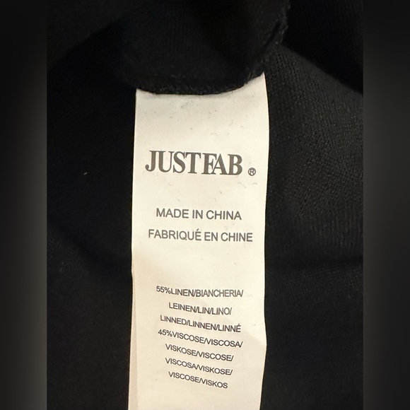 NWT Black Maxi Dress by JustFab. Open back with cross straps. - Picture 6 of 6